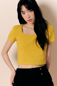 Jersey Cropped Top