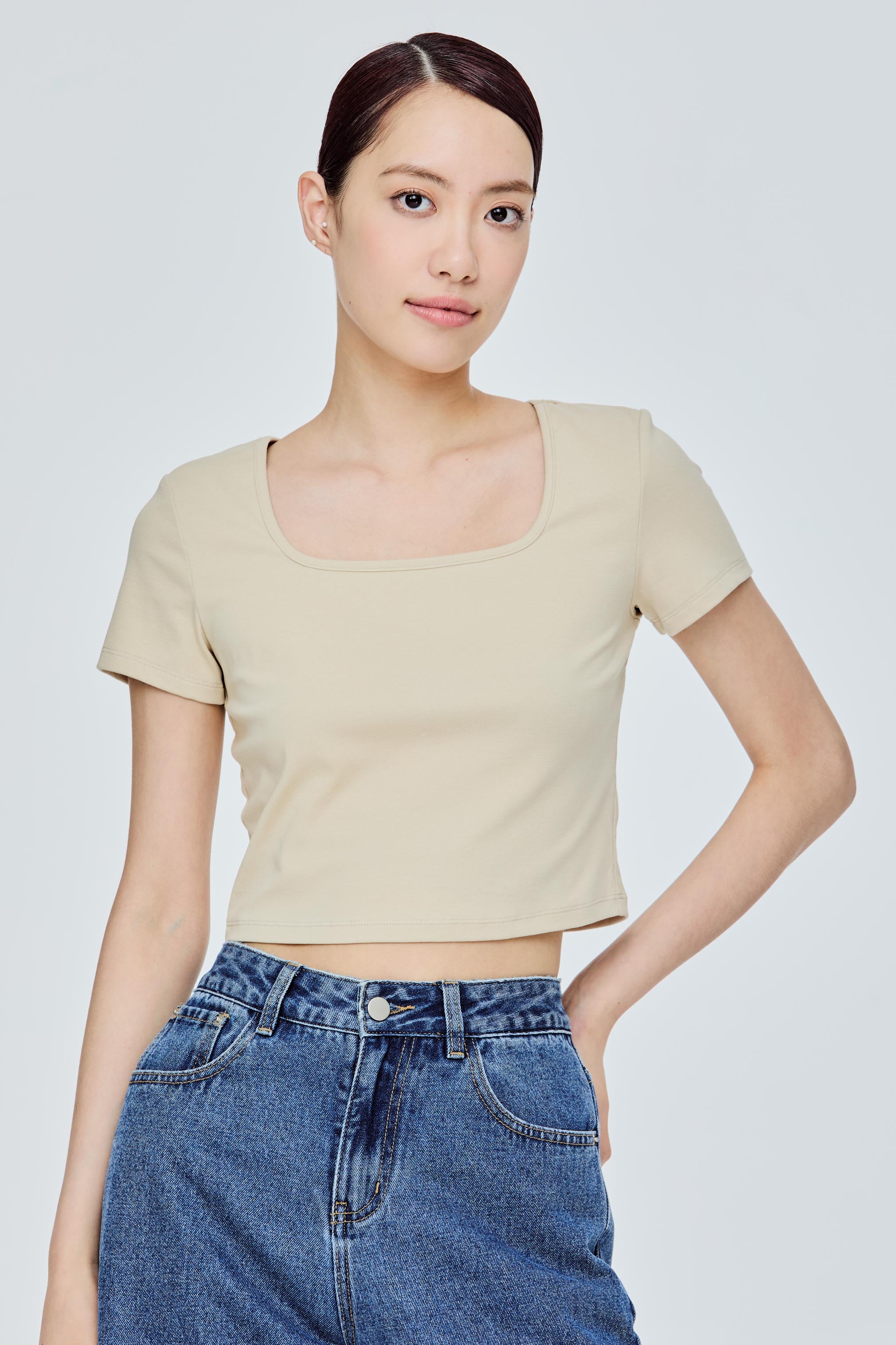 Jersey Cropped Top