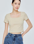 Jersey Cropped Top