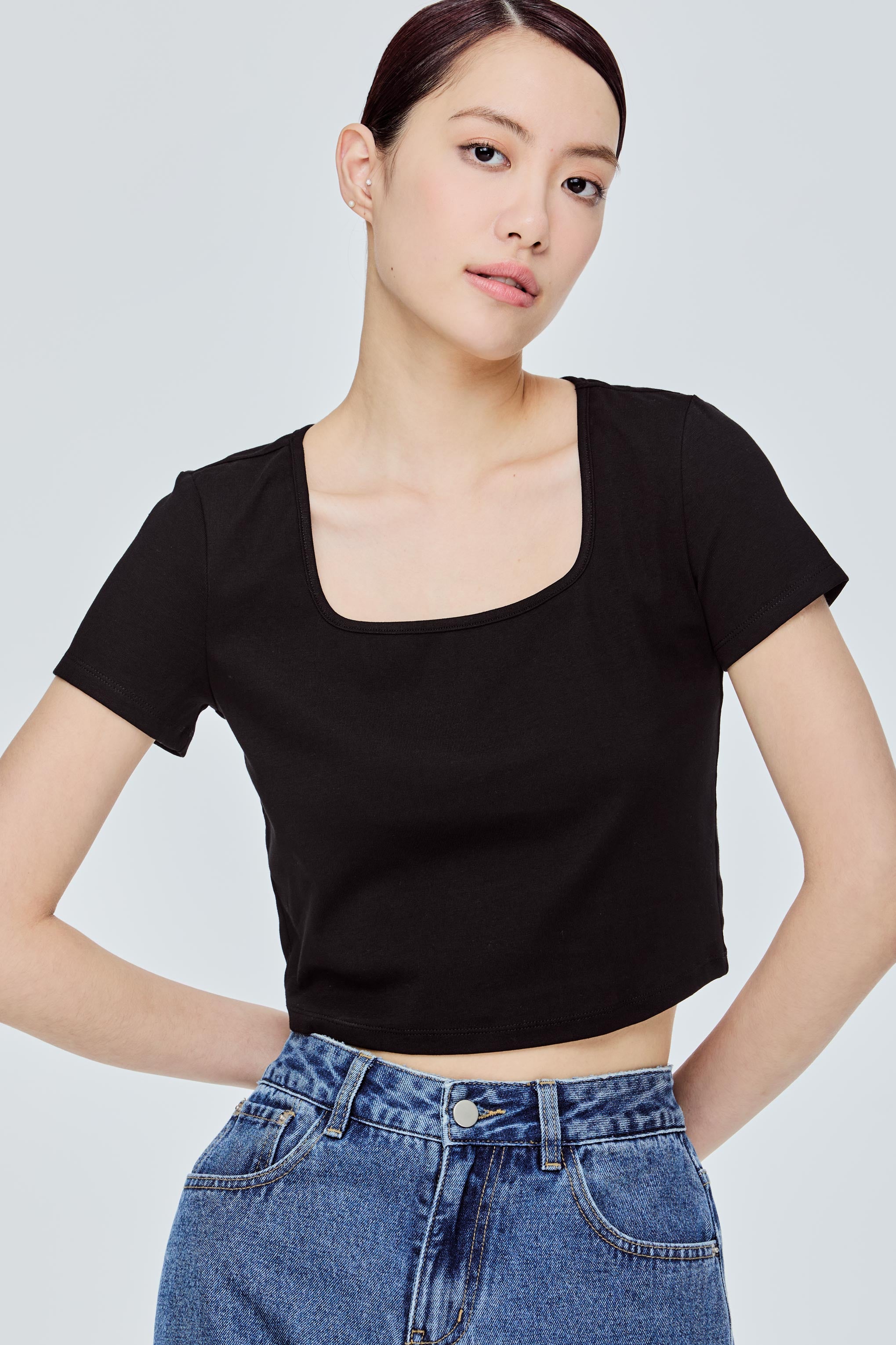 Jersey Cropped Top