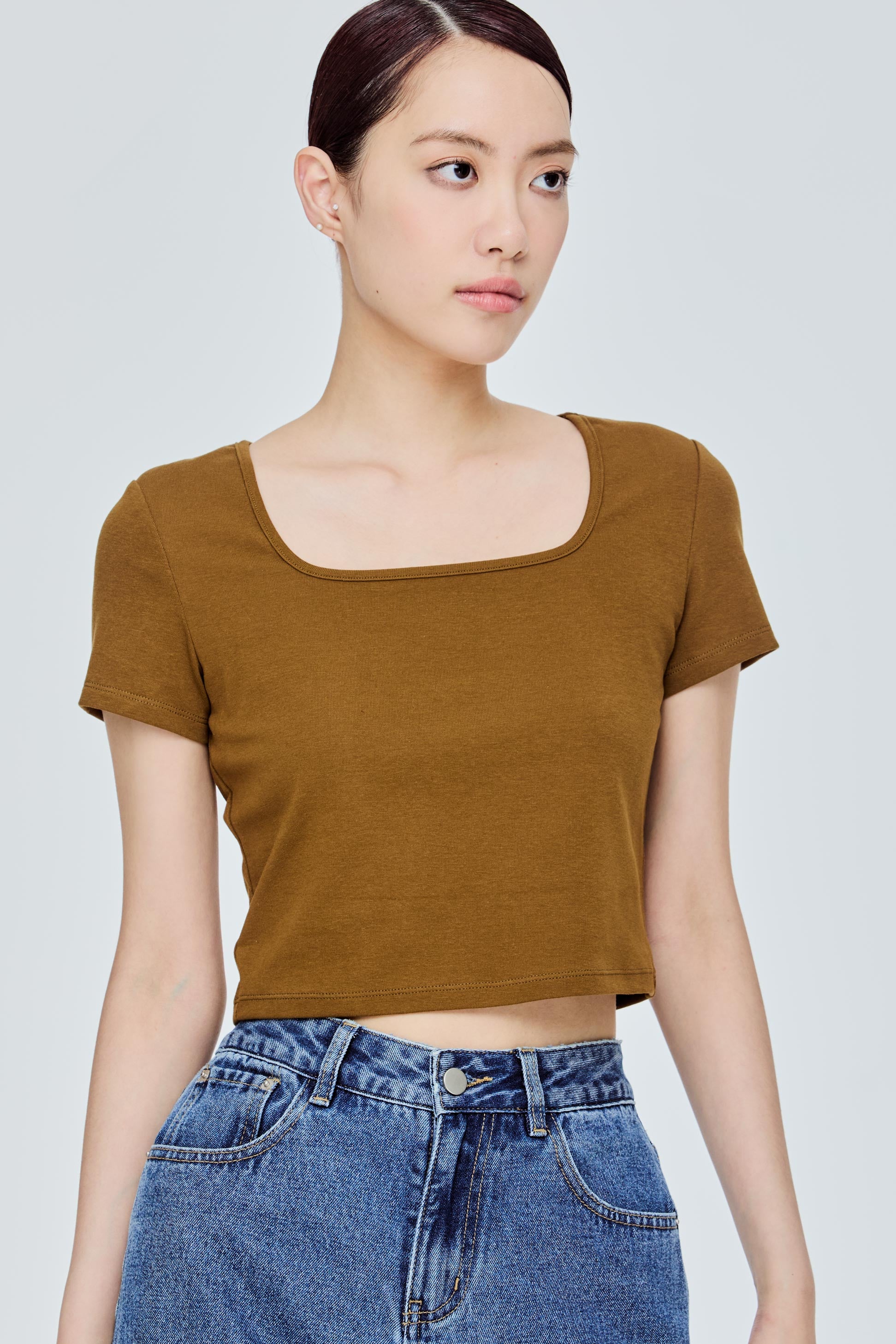 Jersey Cropped Top