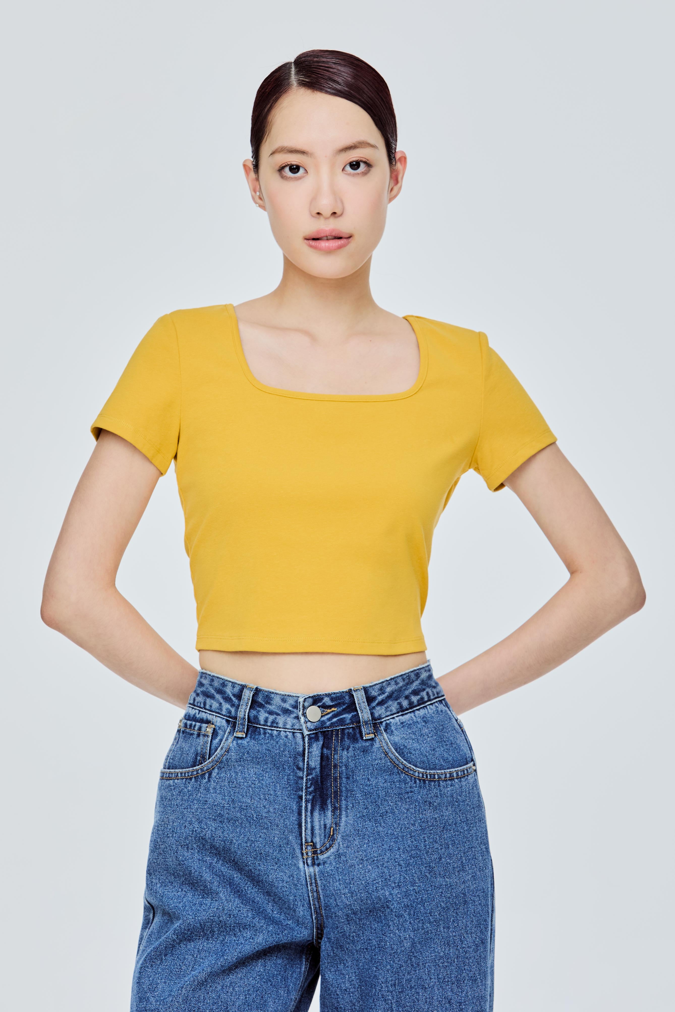 Jersey Cropped Top