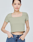 Jersey Cropped Top