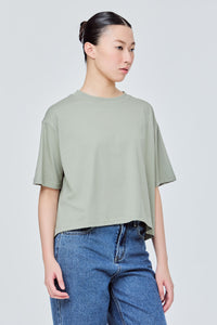 Basic Oversized Crop Top