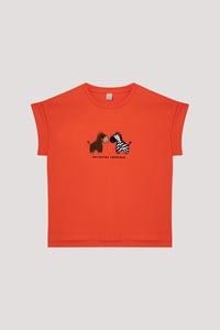 Contrast Graphic Tee