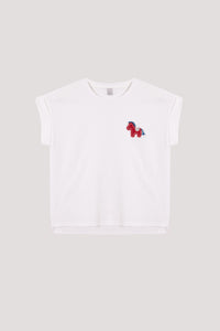 Embroidered Applique Tee