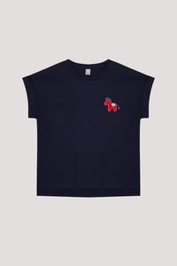 Embroidered Applique Tee