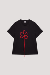 Corded Floral Tee