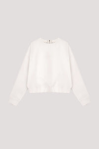 Graphic Organza Sweatshirt