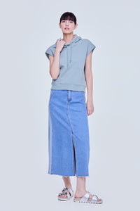 Hooded Sleeveless Sweatshirt