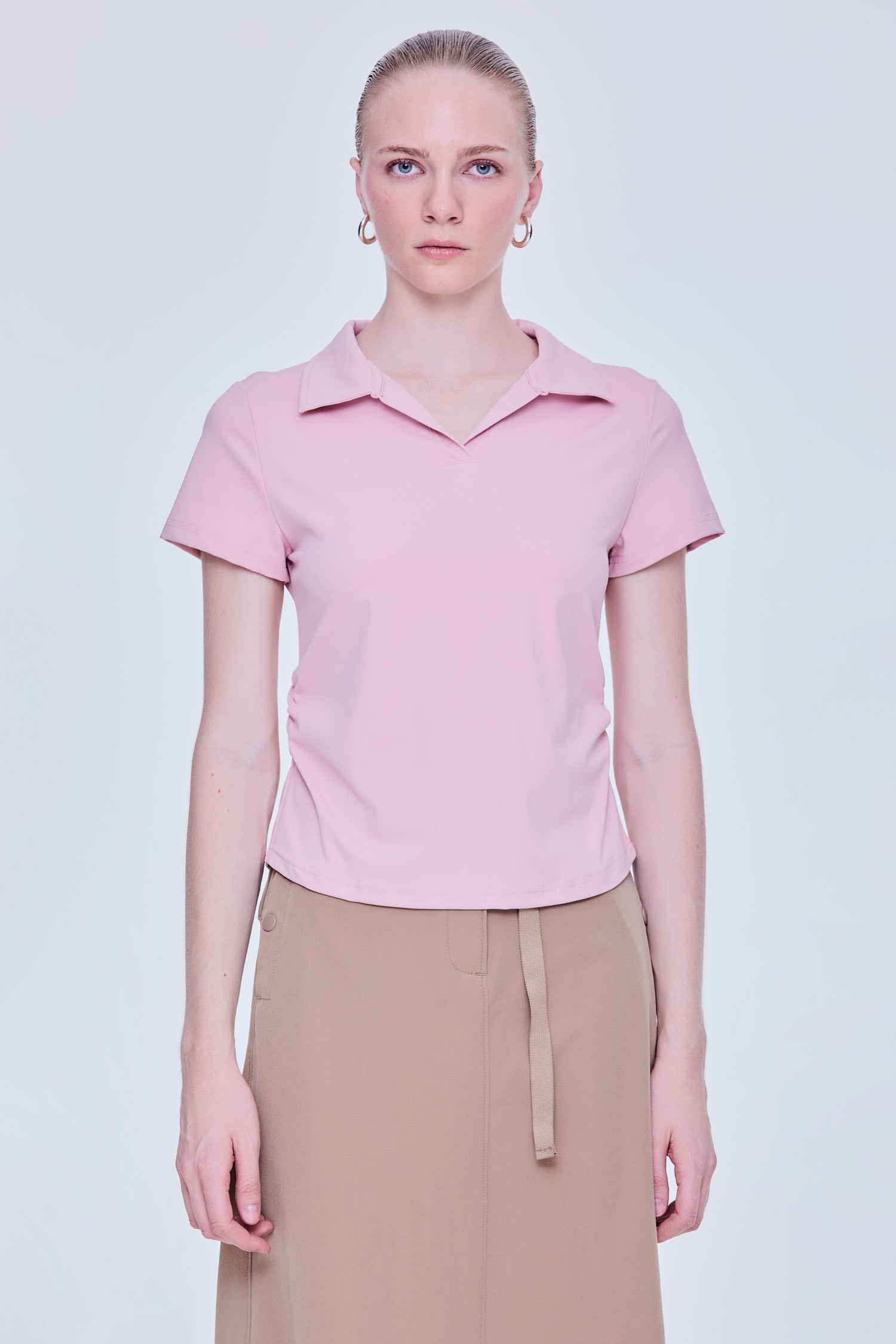 Scrunched Casual Tee – iORA