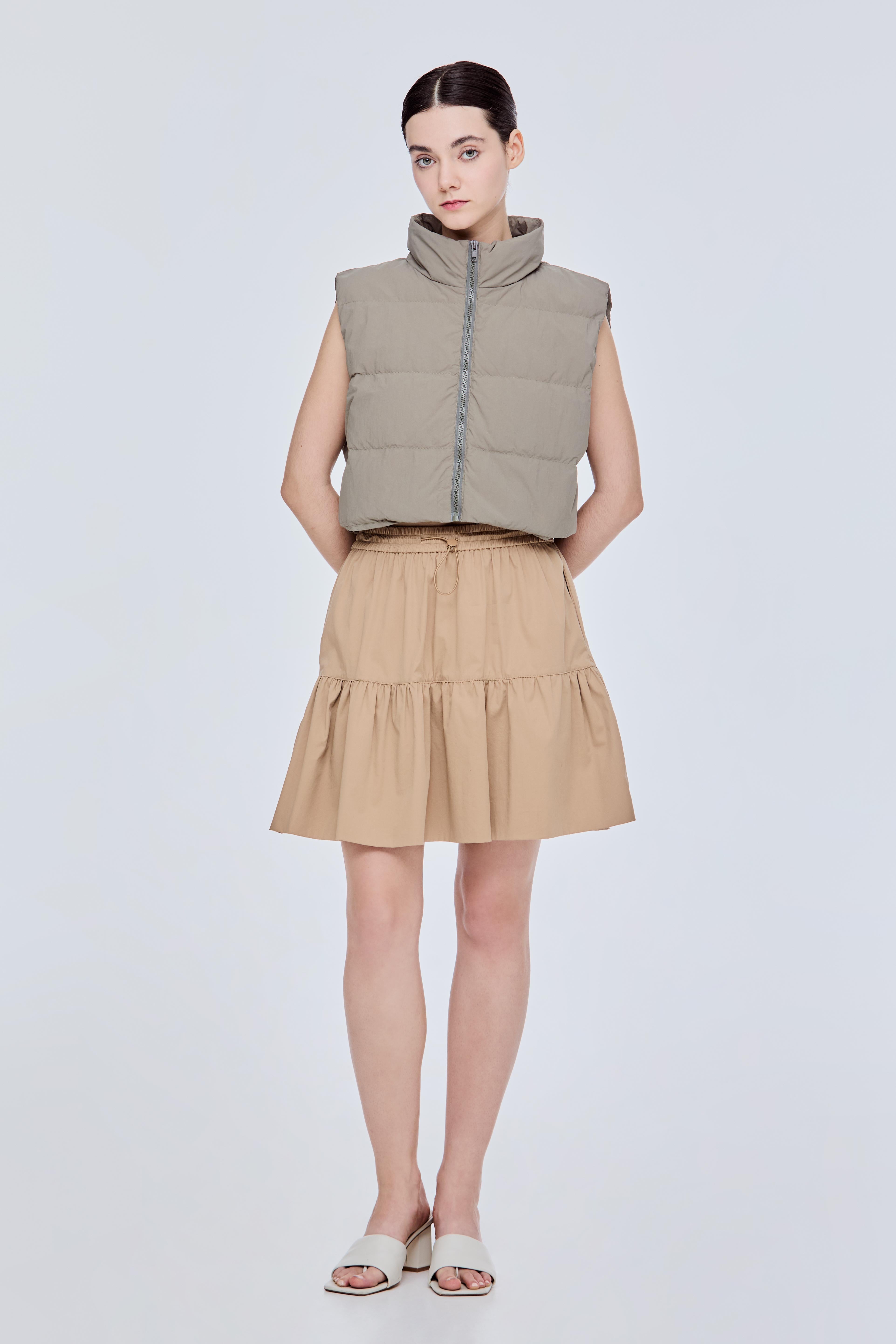 Padded Cropped Vest