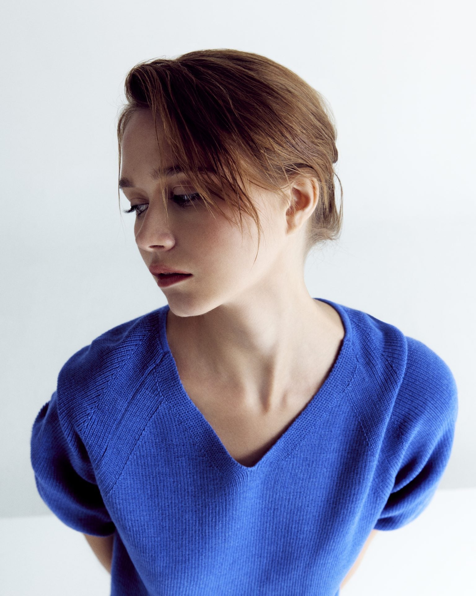 V-Neck Raglan Knit