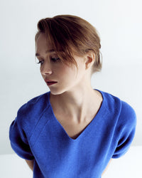 V-Neck Raglan Knit