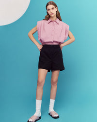 Elasticated Button Shorts