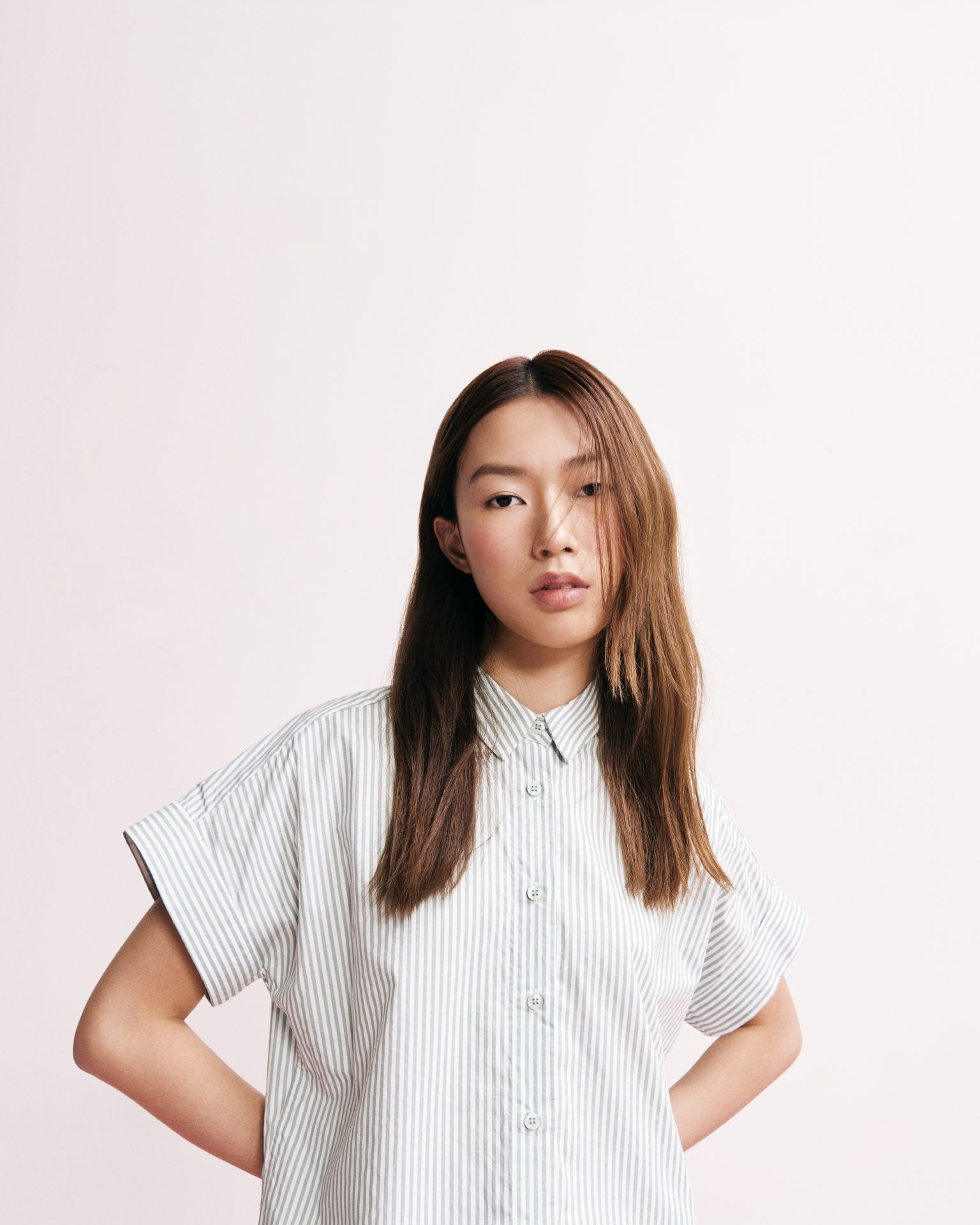 Folded Magyar Collar Blouse