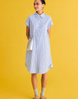 Relax Fit Denim Stripes Dress