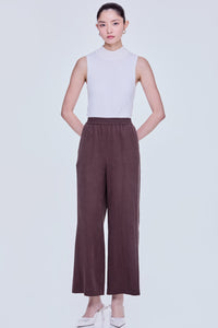 Wide Leg Sheen Trousers