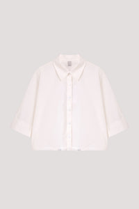 Scrunched Buttondown Top