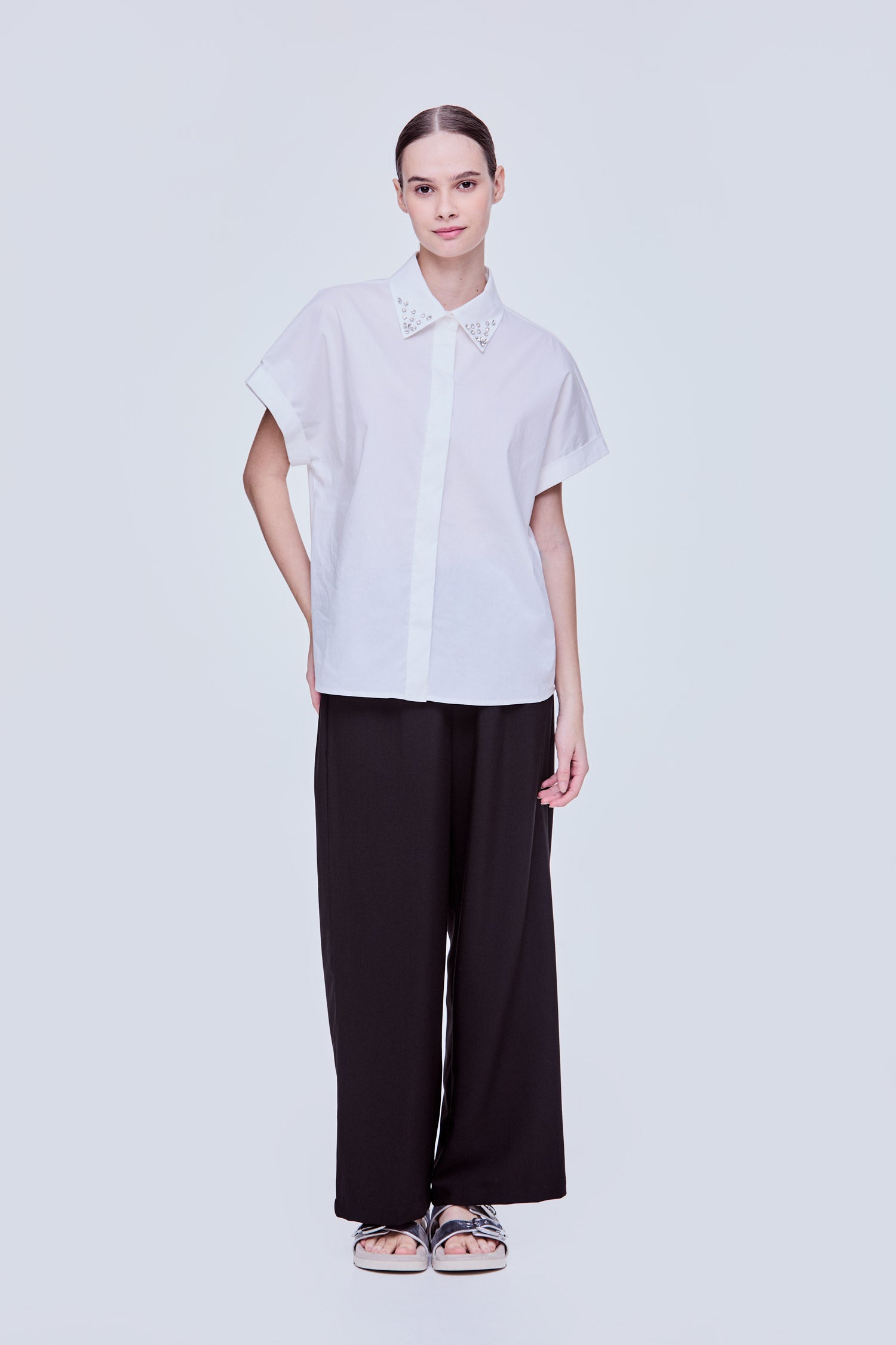 Embellished Magyar Blouse