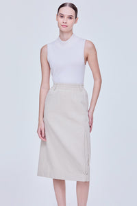 Elasticated A-Line Skirt