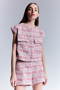 Magyar Tweed Top
