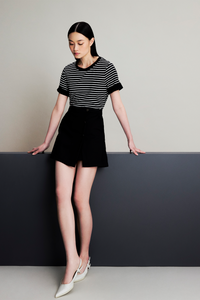 Basic Contrast Stripes Tee