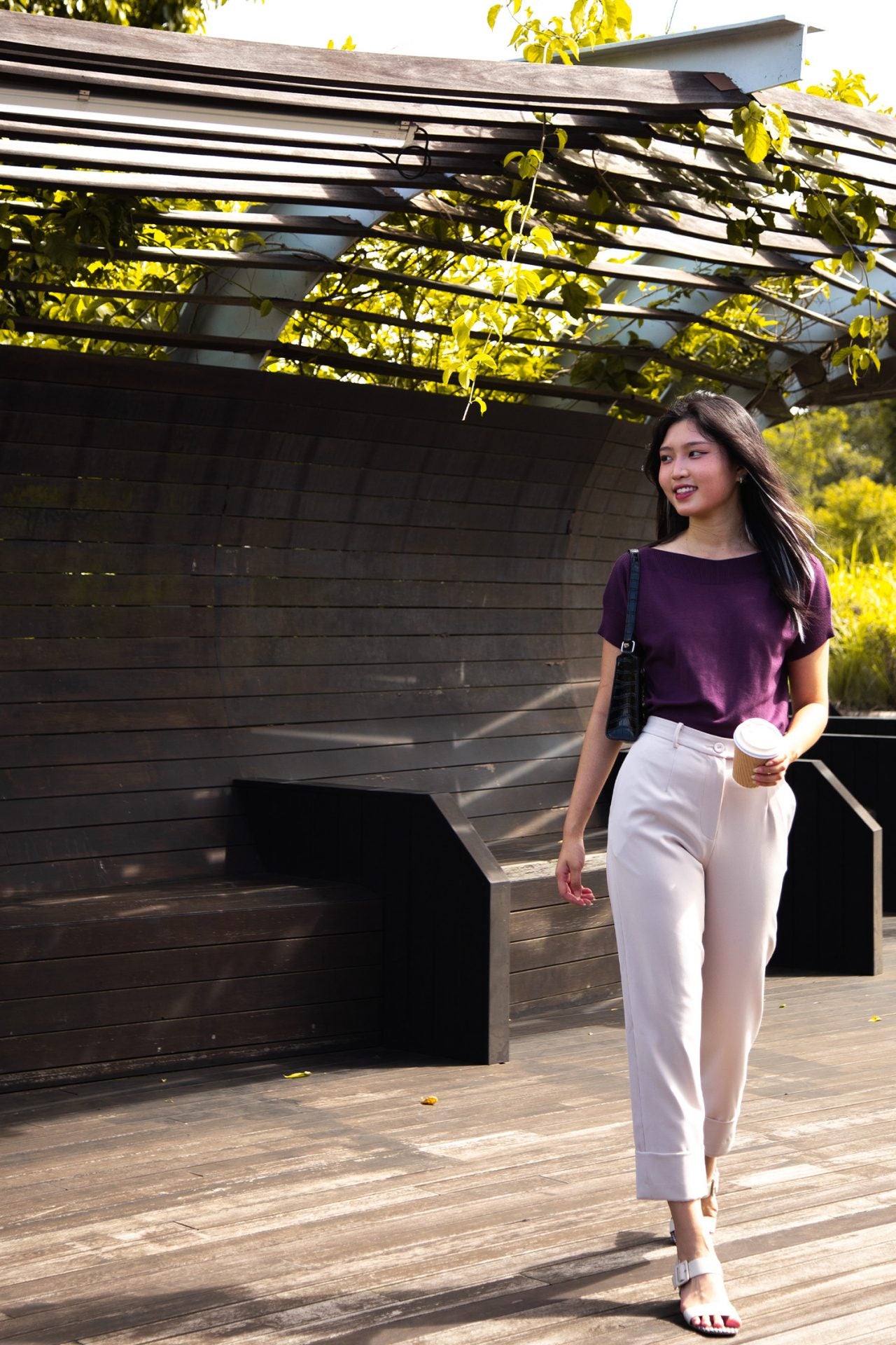 Tailored Double Button Pants