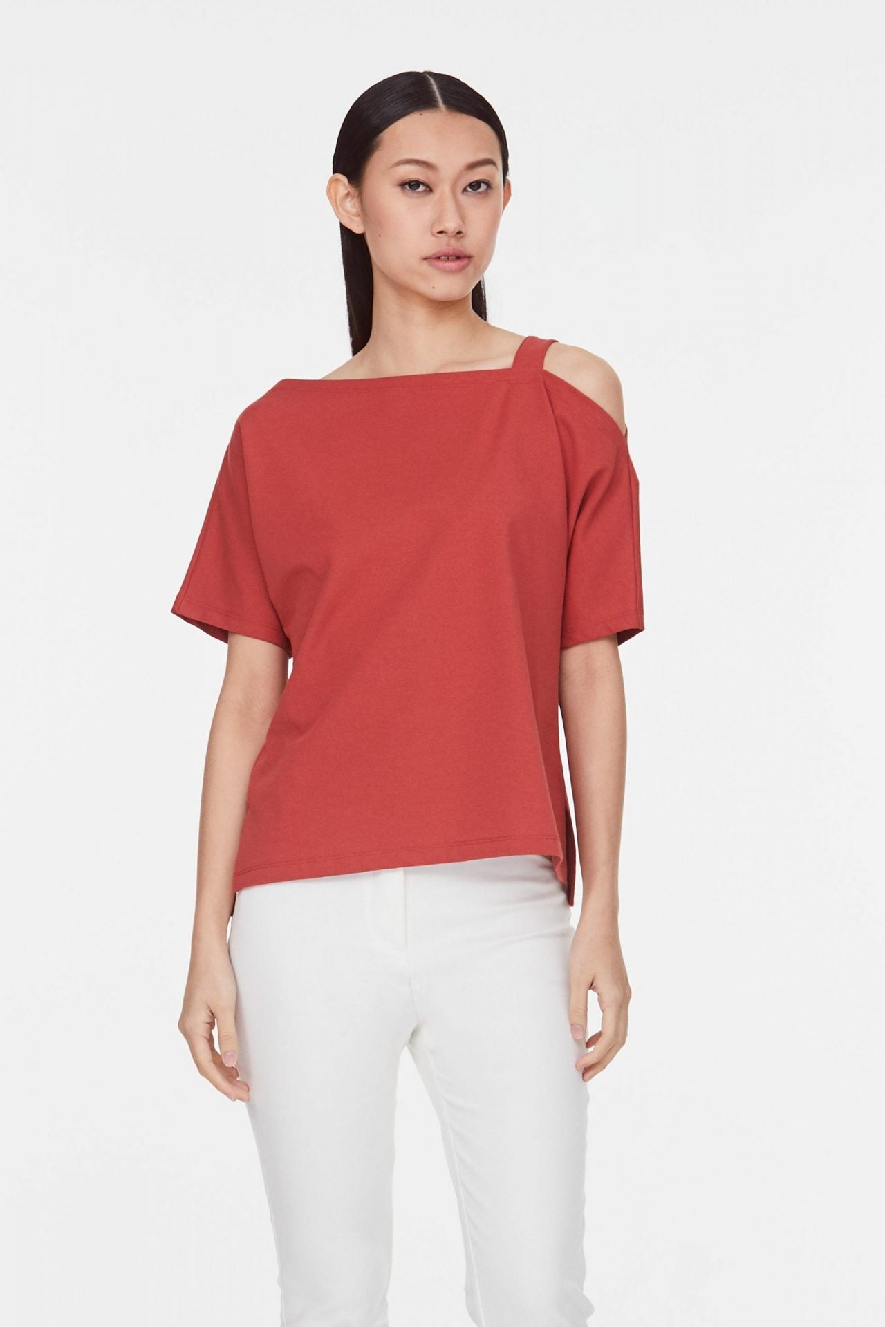 Asymmetrical Neck Tee