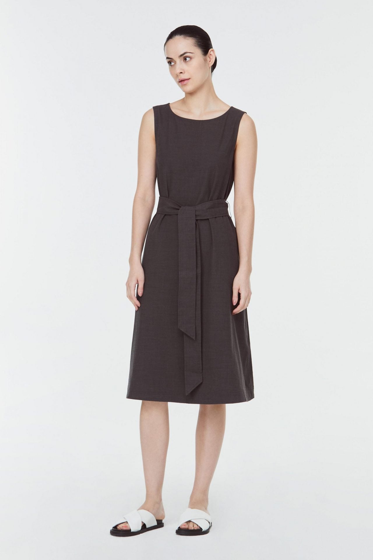 A-Line Sash Dress