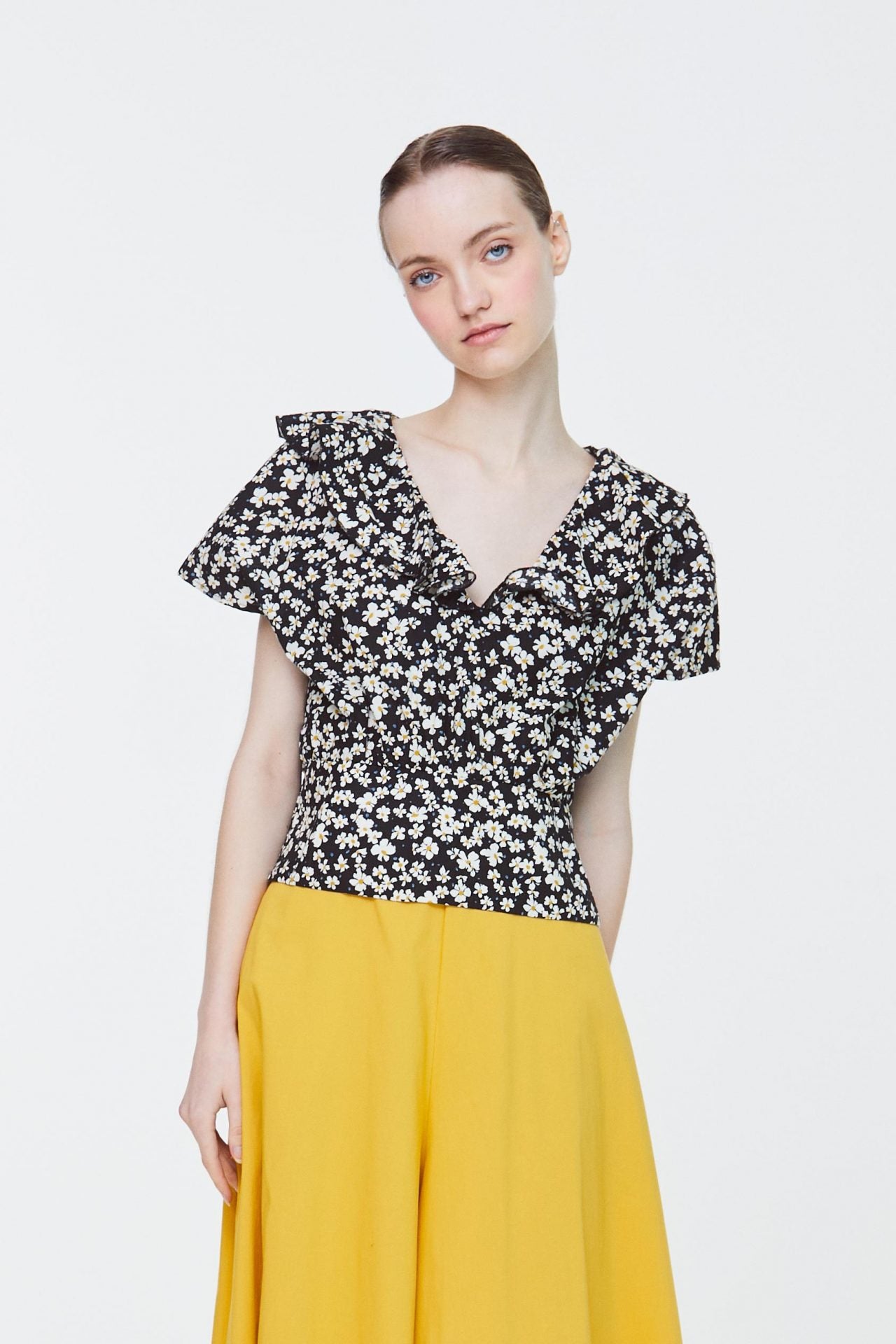 black floral