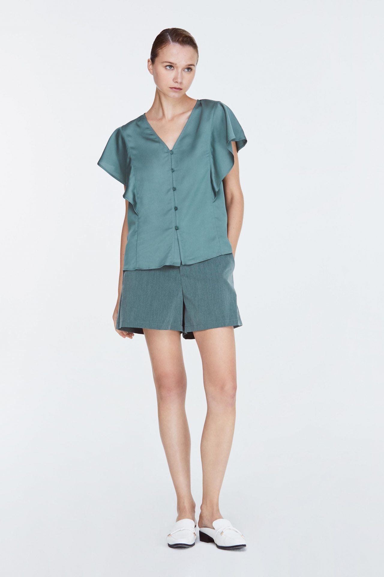 Butterfly Sleeves Blouse