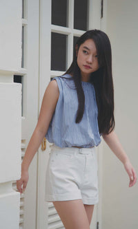 Printed Puff Blouse