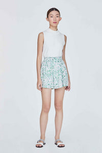 green floral