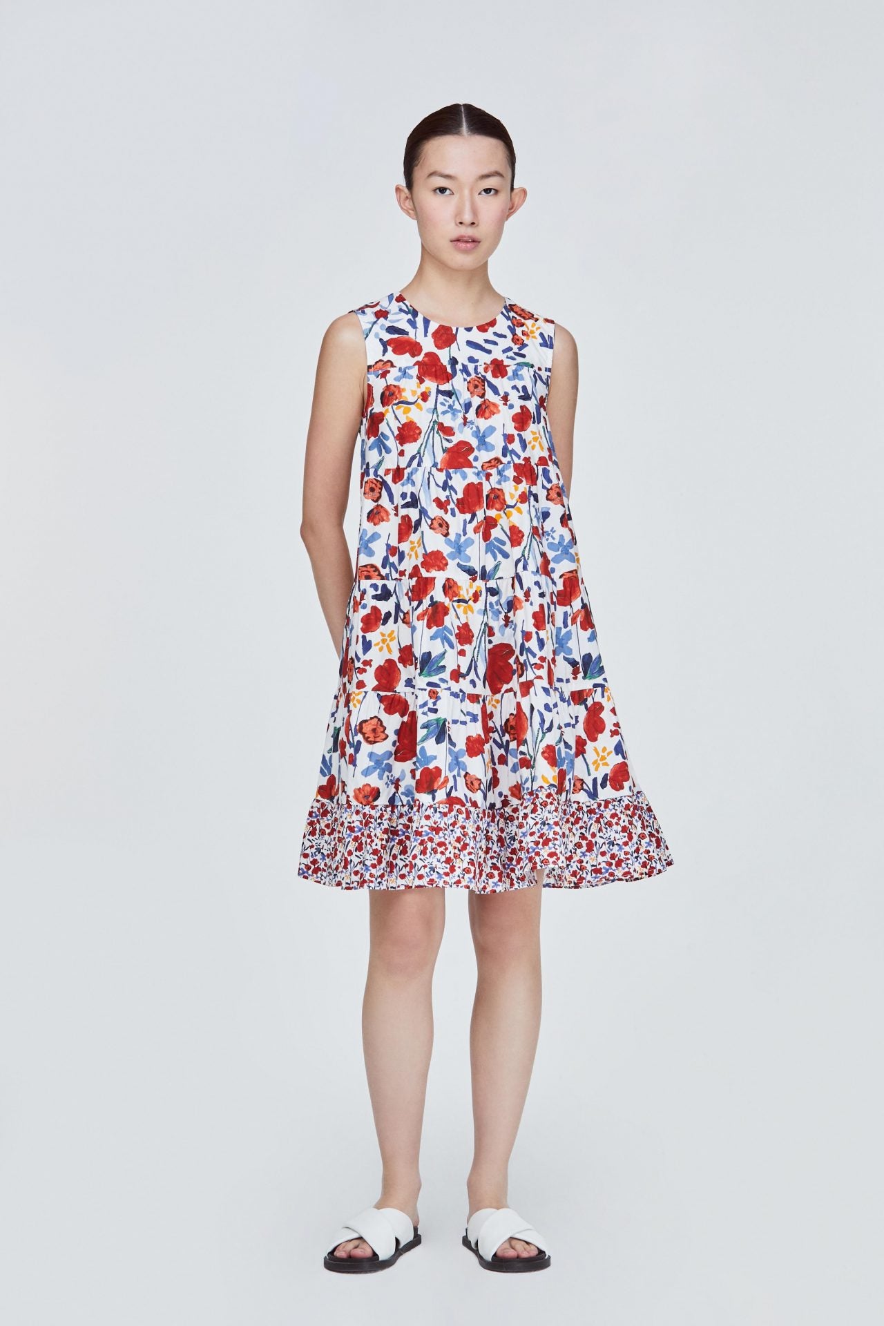 red floral