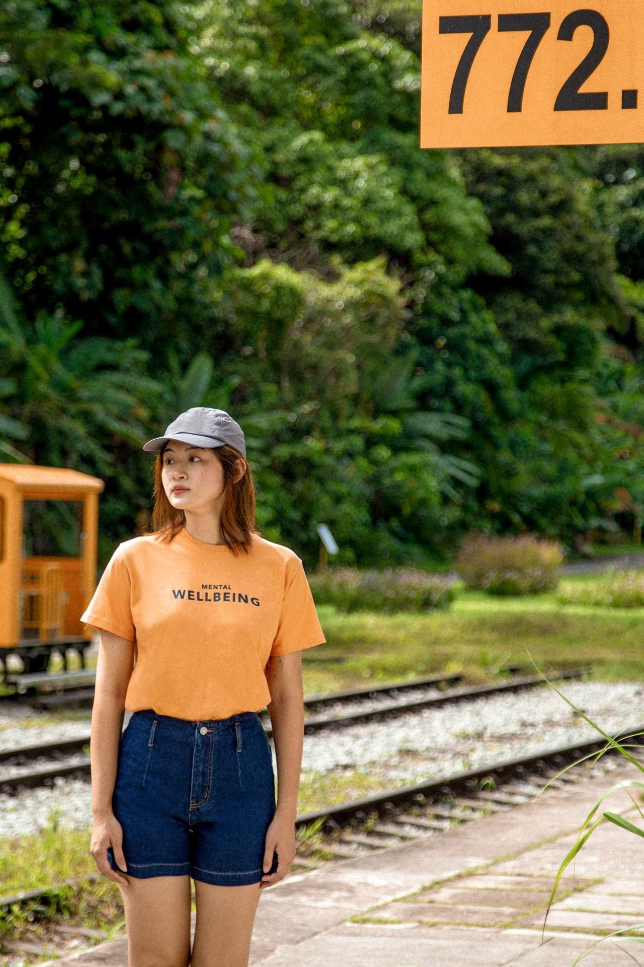 Basic Typography Logo Tee
