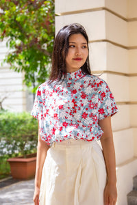 Pleated A-Line Skirt