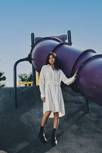 Oversized Shirt Dress