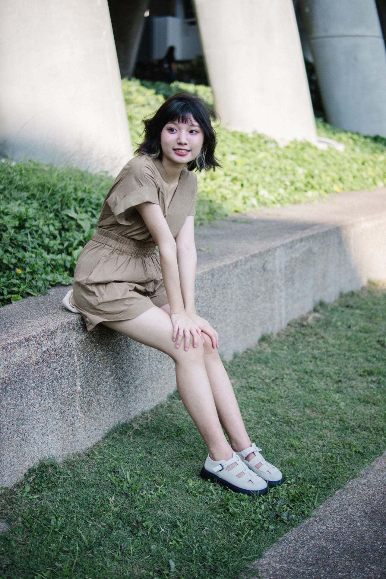 Gather Waist Romper