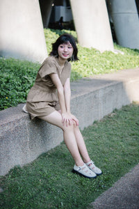 Gather Waist Romper