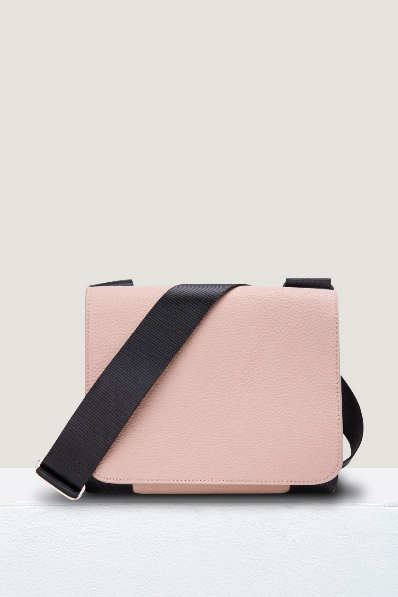 Crossbody Flap Bag - Nude