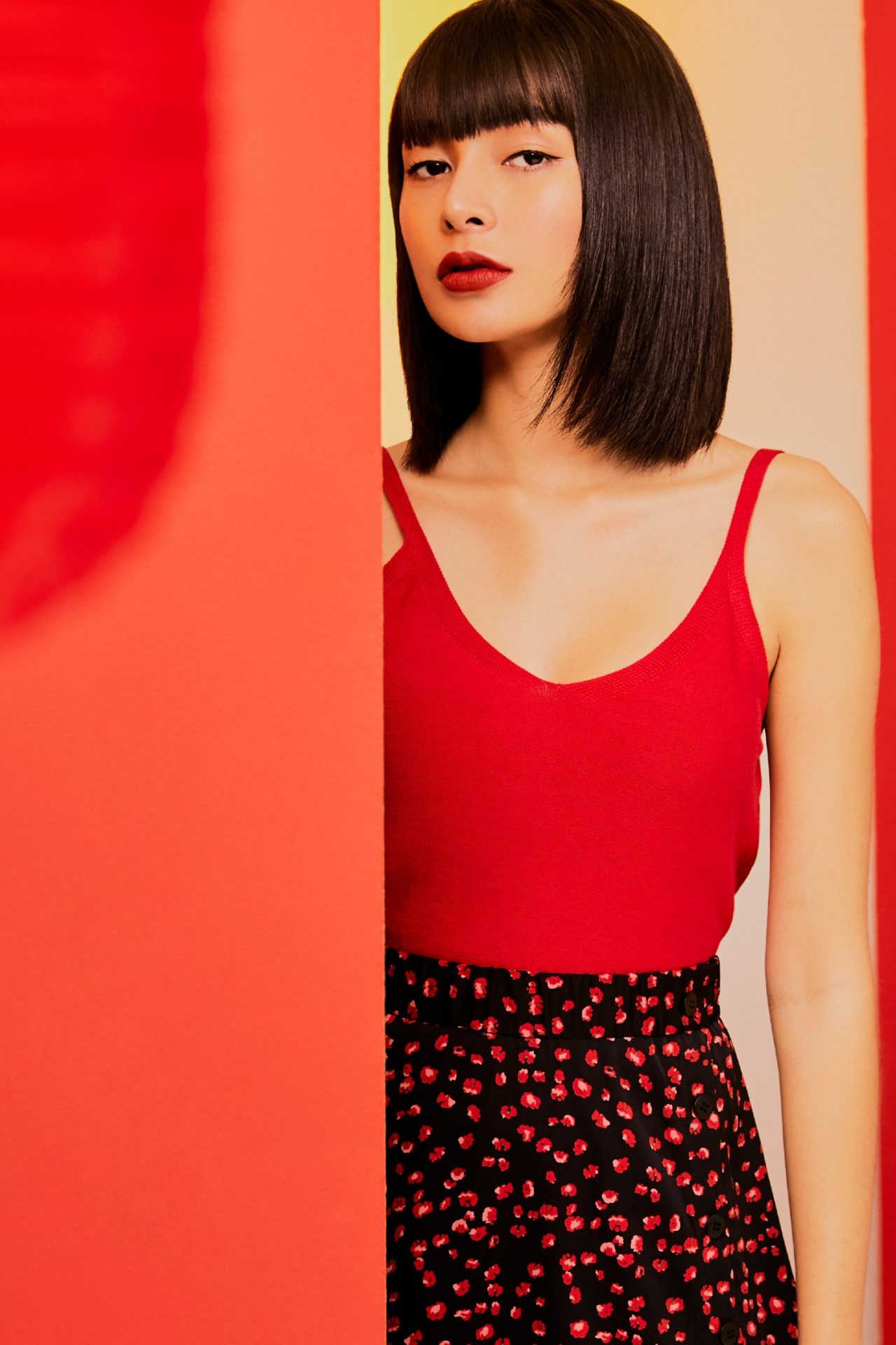 U-Neck Knit Top