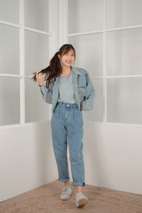 Pleated Mom Jeans