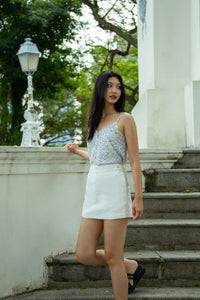 Printed Spaghetti Straps Tank Top