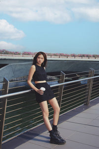 A-Line Lace Mini Skort