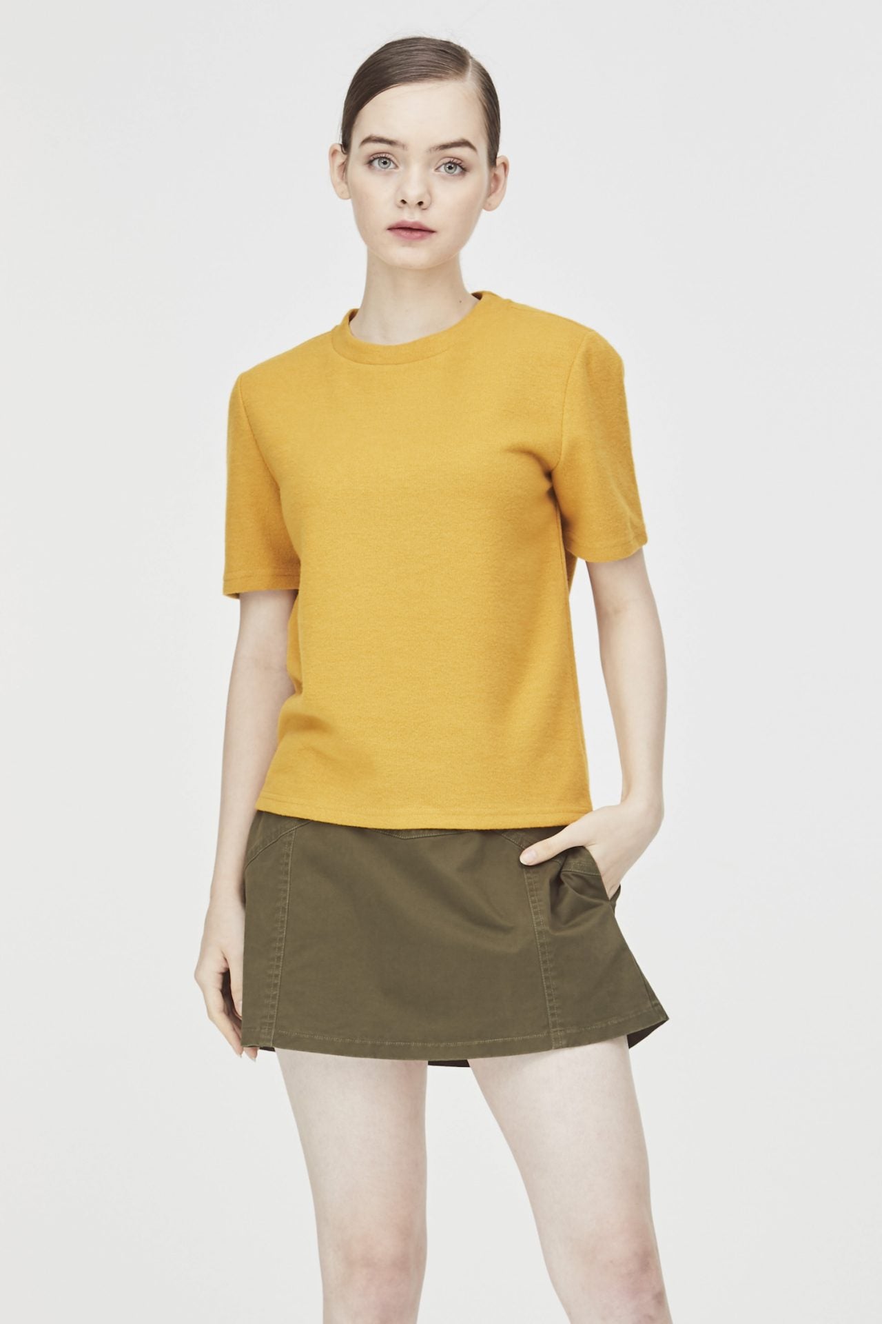 Mock Neck Tee