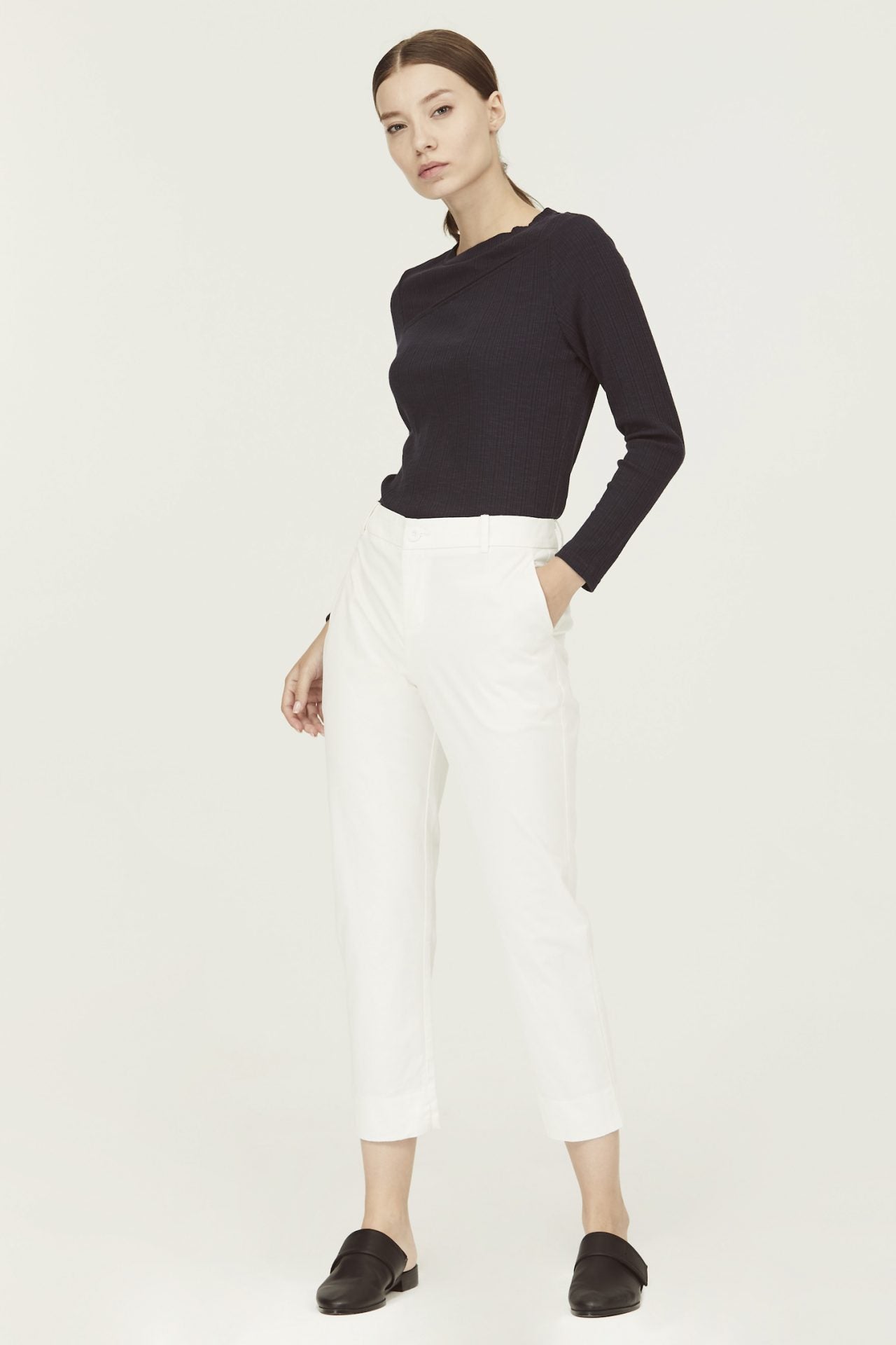 Button Long Pants