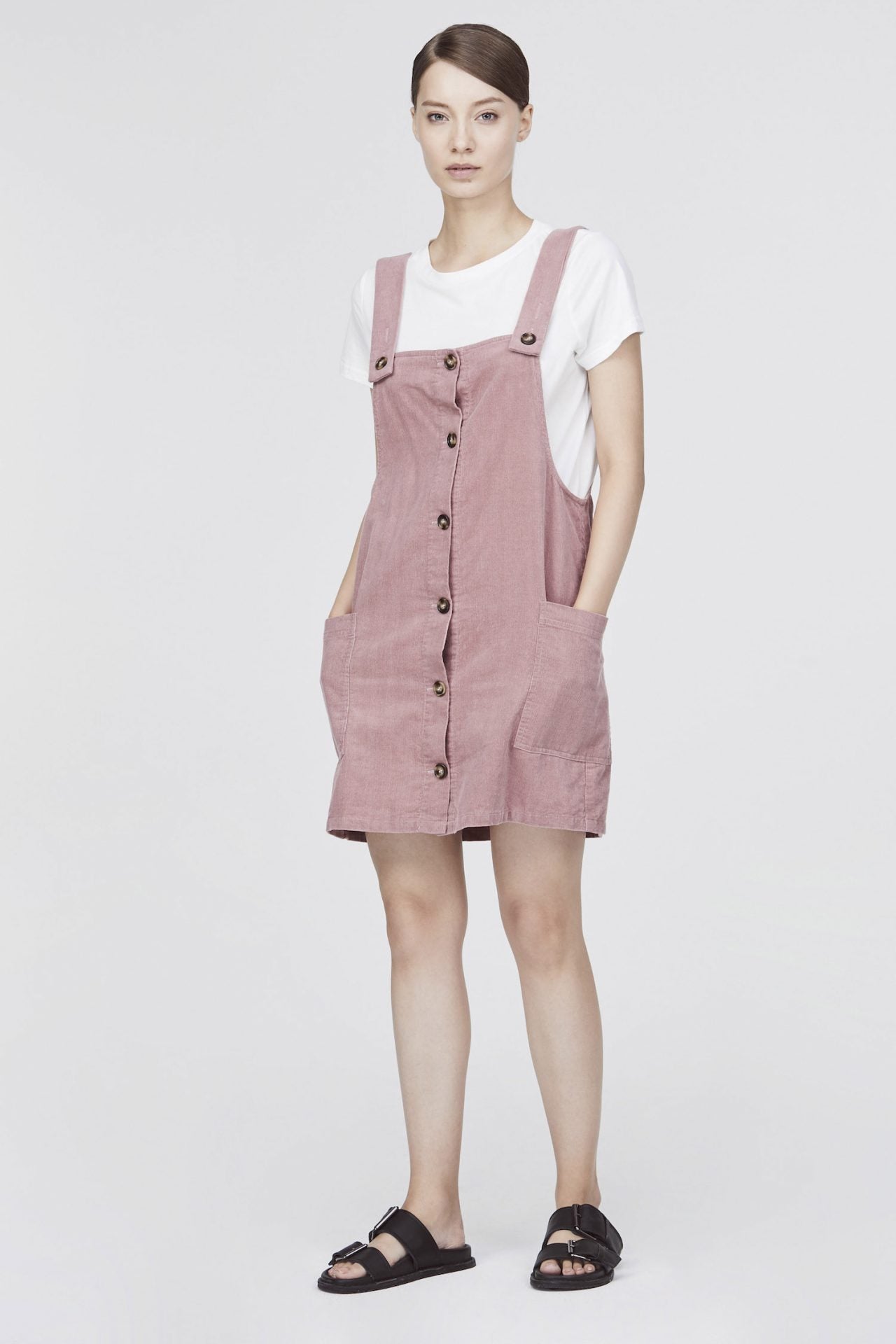 Corduroy Pinafore Dress