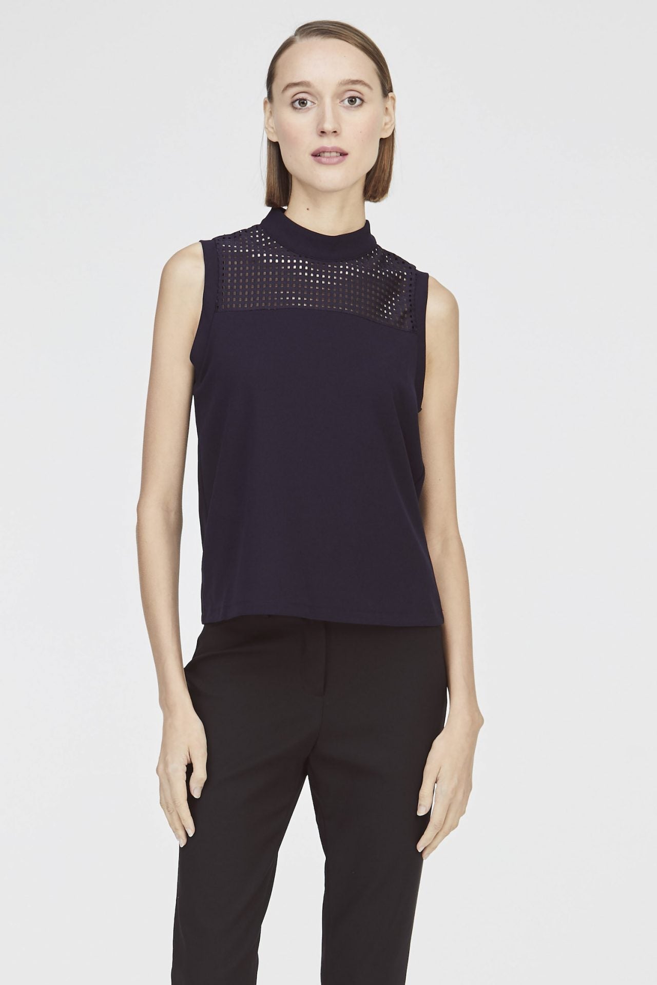 Mesh Detailed Blouse