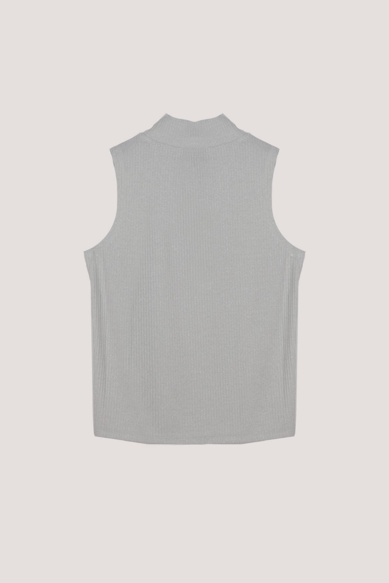 High Neck Lurex Top
